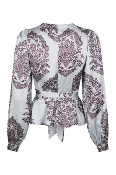 Rista Deco Drop Blouse - Light Blue