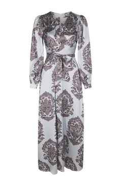 Bretti Deco Drop Dress - Light Blue