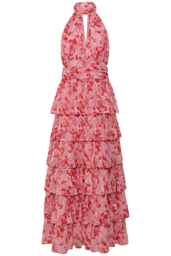 Ailu Maxi Dress - Pink/Red
