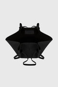 Large Mochi Pebble Grain Leather - Svart