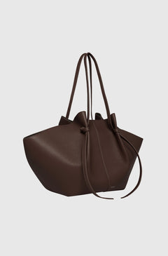 Large Mochi Pebble Grain Leather - Espresso