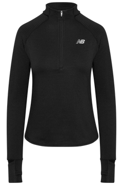 Atheltics Heat Grid 1/2 Zip - Black