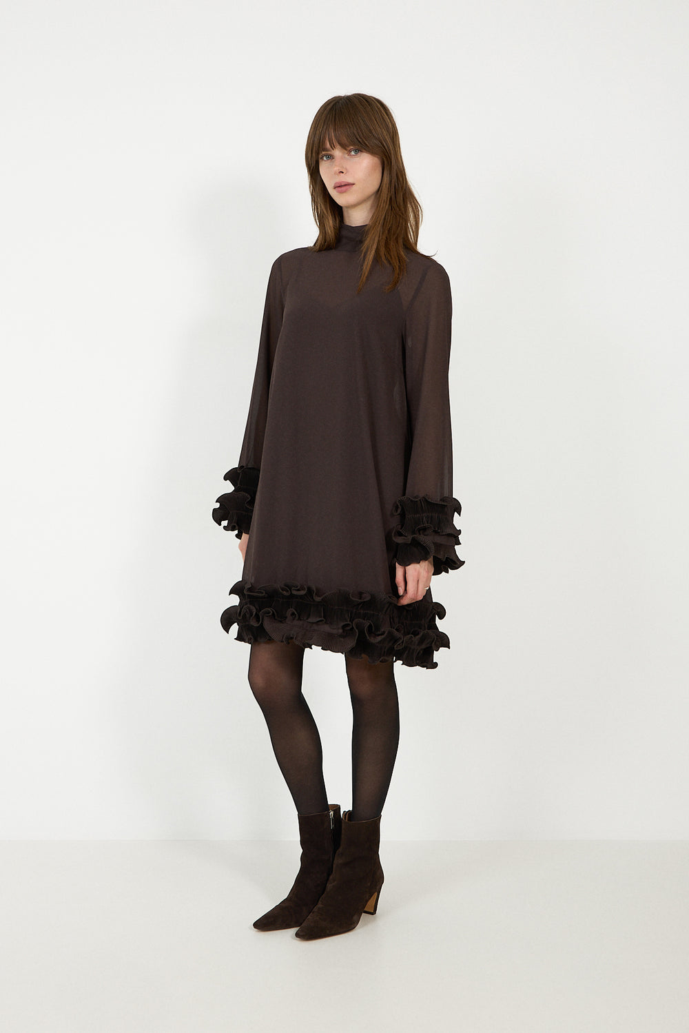 Latania Dress - Chocolate