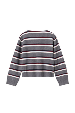 N-Merryll Knit - Delissa Grey Stripe