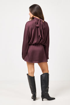 N-Melda Dress - Maroon