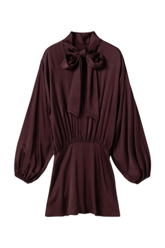 N-Melda Dress - Maroon