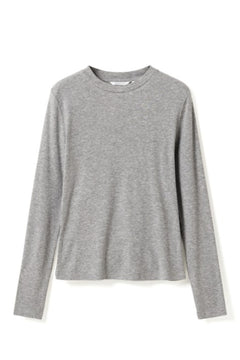 N-Lidie Ls Top - Medium Grey Mel.