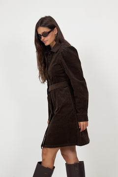 Runa Short Corduroy Dress - Delicioso