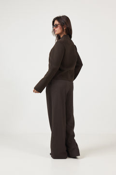 Mika Ls Knit Cardigan - Delicioso