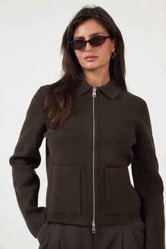 Mika Ls Knit Cardigan - Delicioso