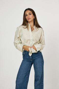 Connie Ls Relaxed Shirt - Egret