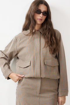Elara Relaxed Bomber Jacket - Monks Robe