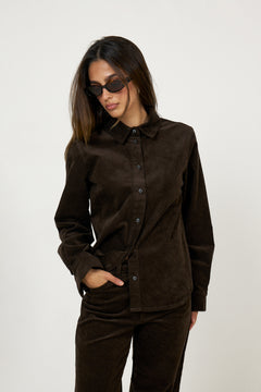 Runa Ls Regular Cord Shirt - Delicioso