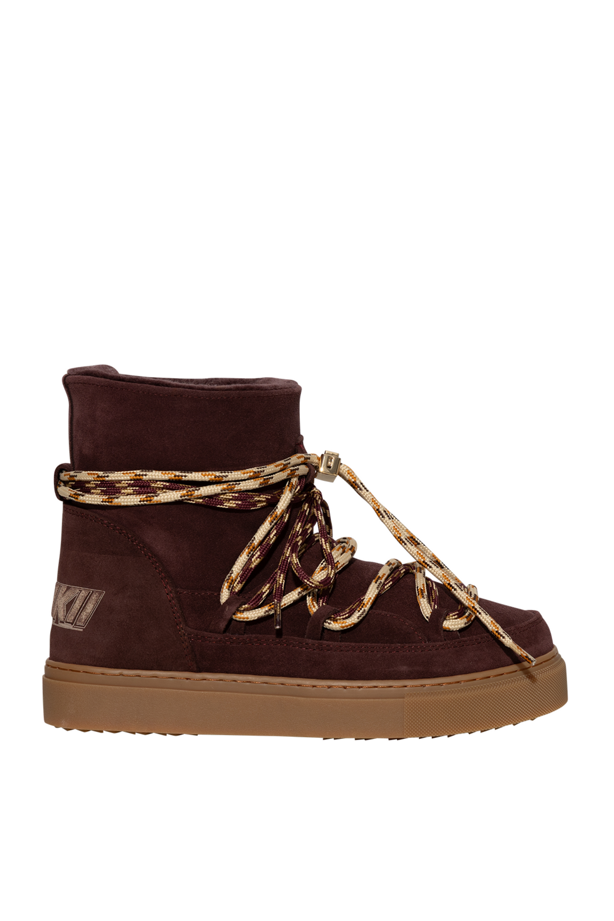 Suede Double Tie - Bordeaux