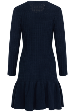 Gerda Crochet Mini Dress - Navy