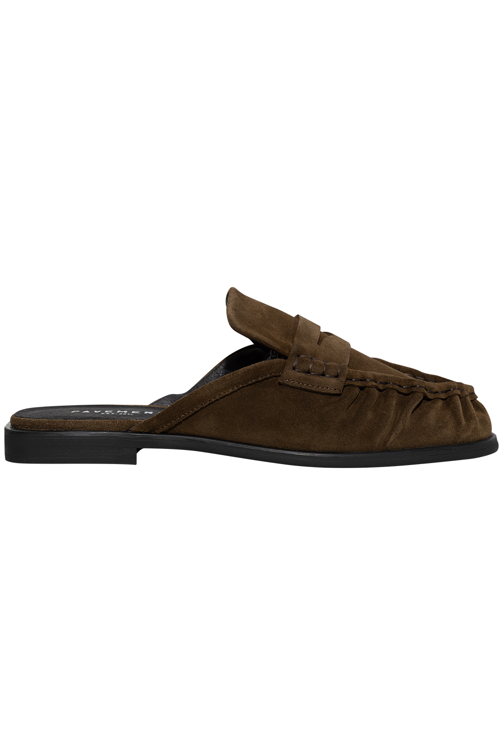Elmira Mule - Brown Suede