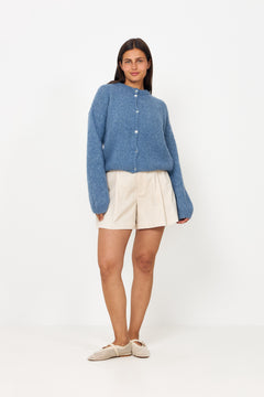 Kae Knit Cardigan - Jeans Melange