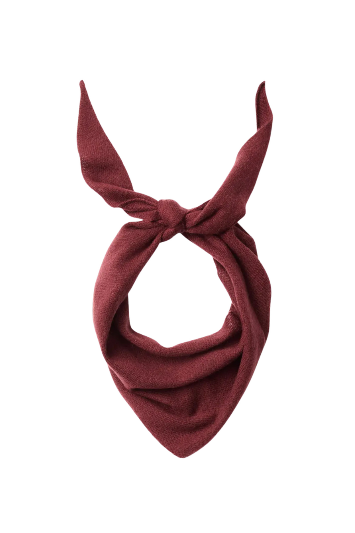 Maria Narrow Cashmere Scarf - Tawny Port