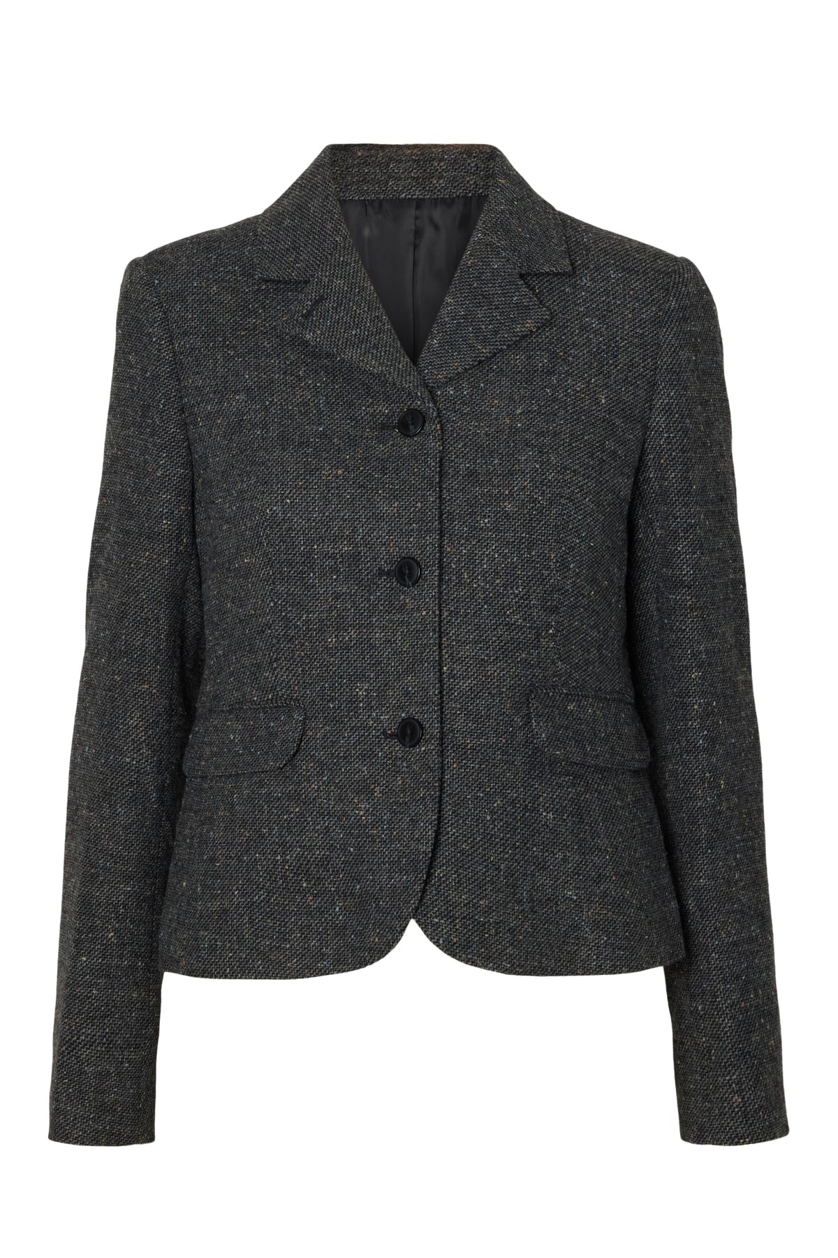 Fitted Clea Short Blazer - Black