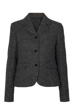 Fitted Clea Short Blazer - Black