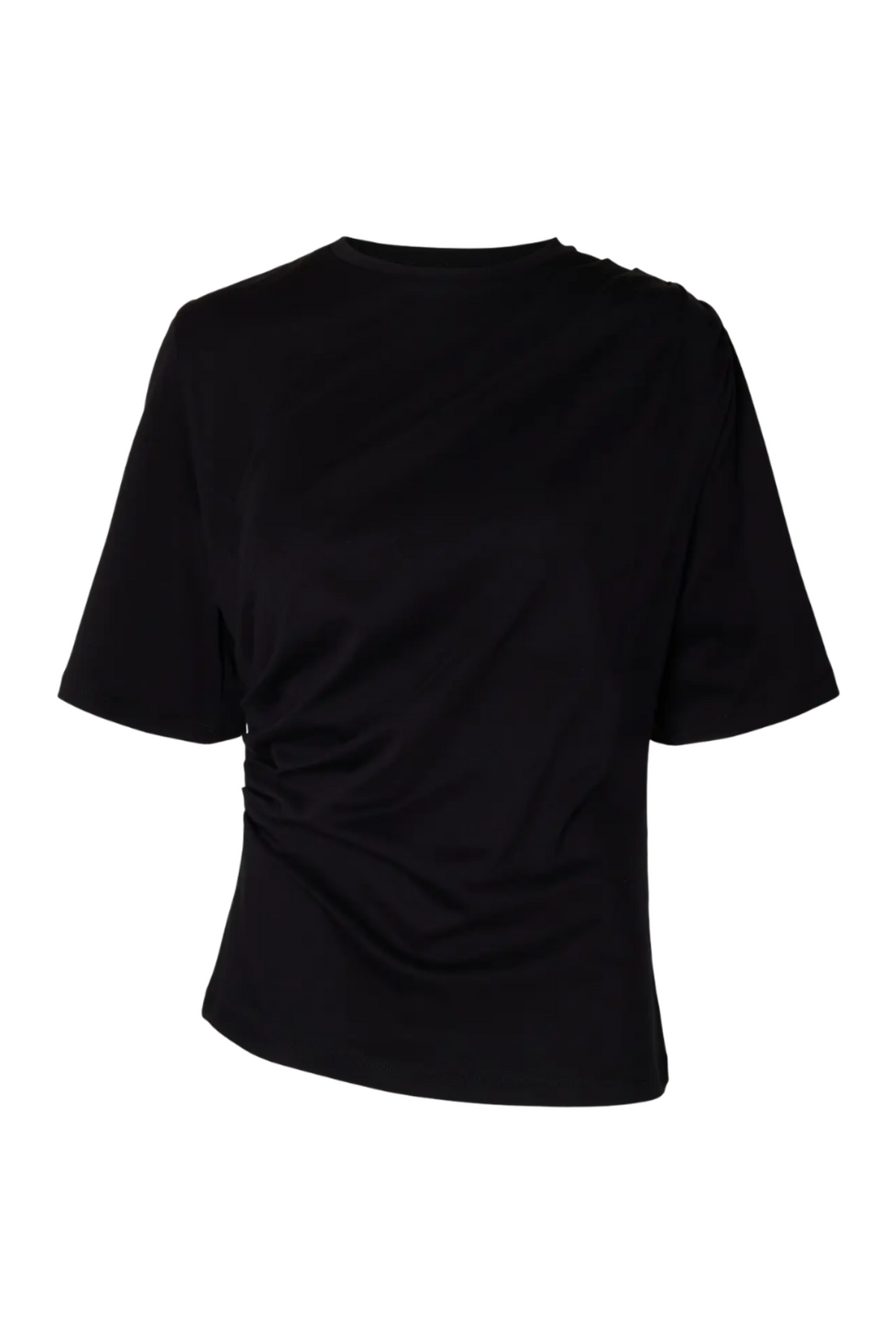 Oline Light Twist Tee - Svart