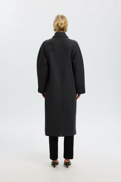 Raey Manteco Coat - Dark Grey