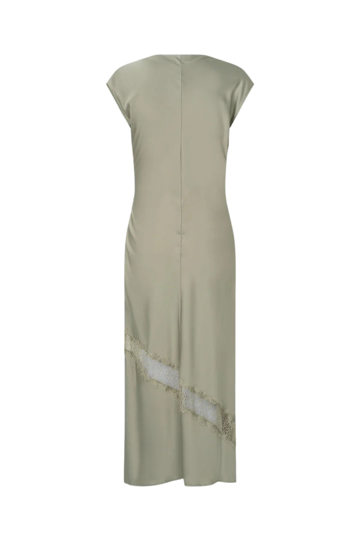 Tailor Lace Dress - Moss Gray