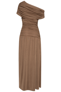 Juneic Mesh Dress - Dark Brown