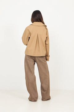 Avaic Short Trenchcoat - Camel