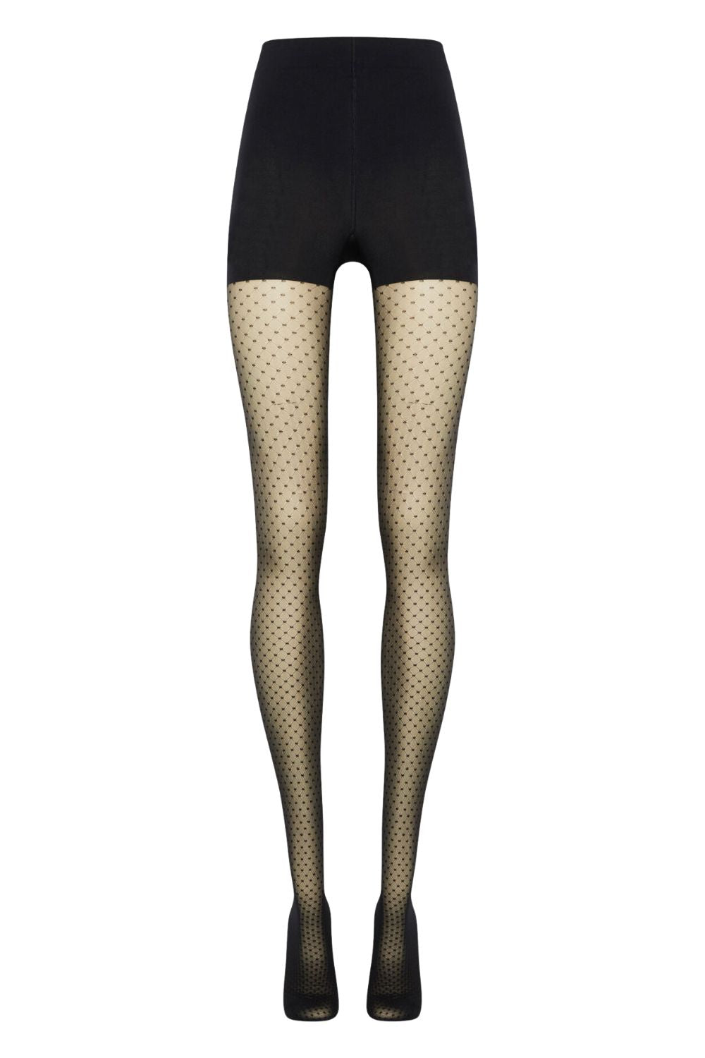 Control Dots Tights - Svart