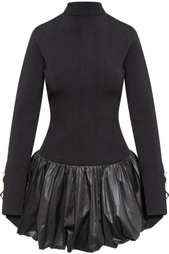 Elodi Knit Mini Dress - Black