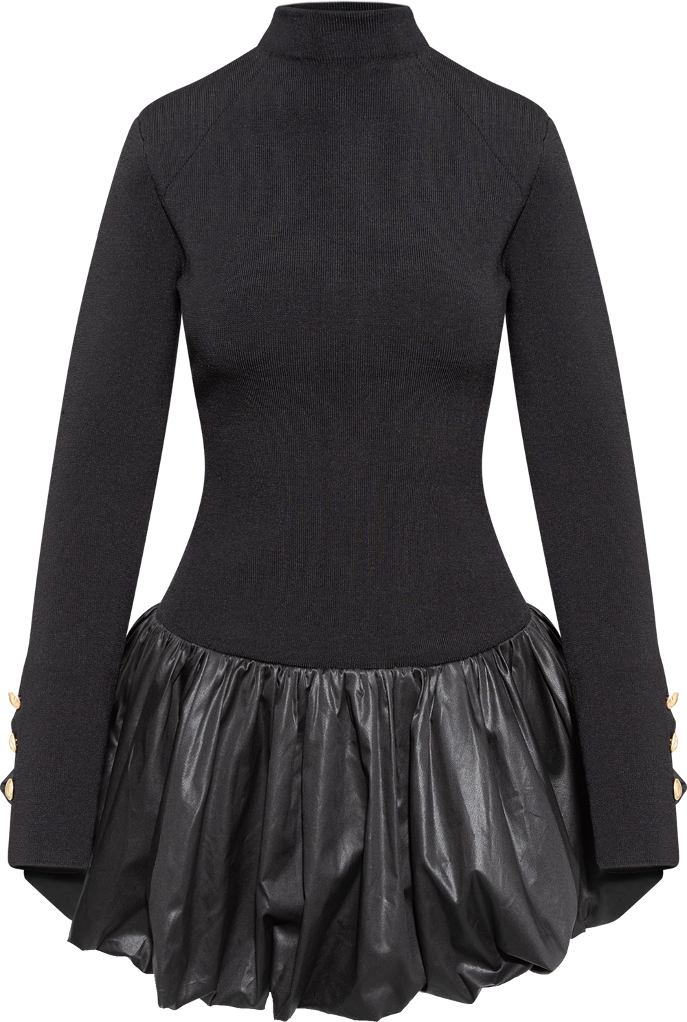 Elodi Knit Mini Dress - Black