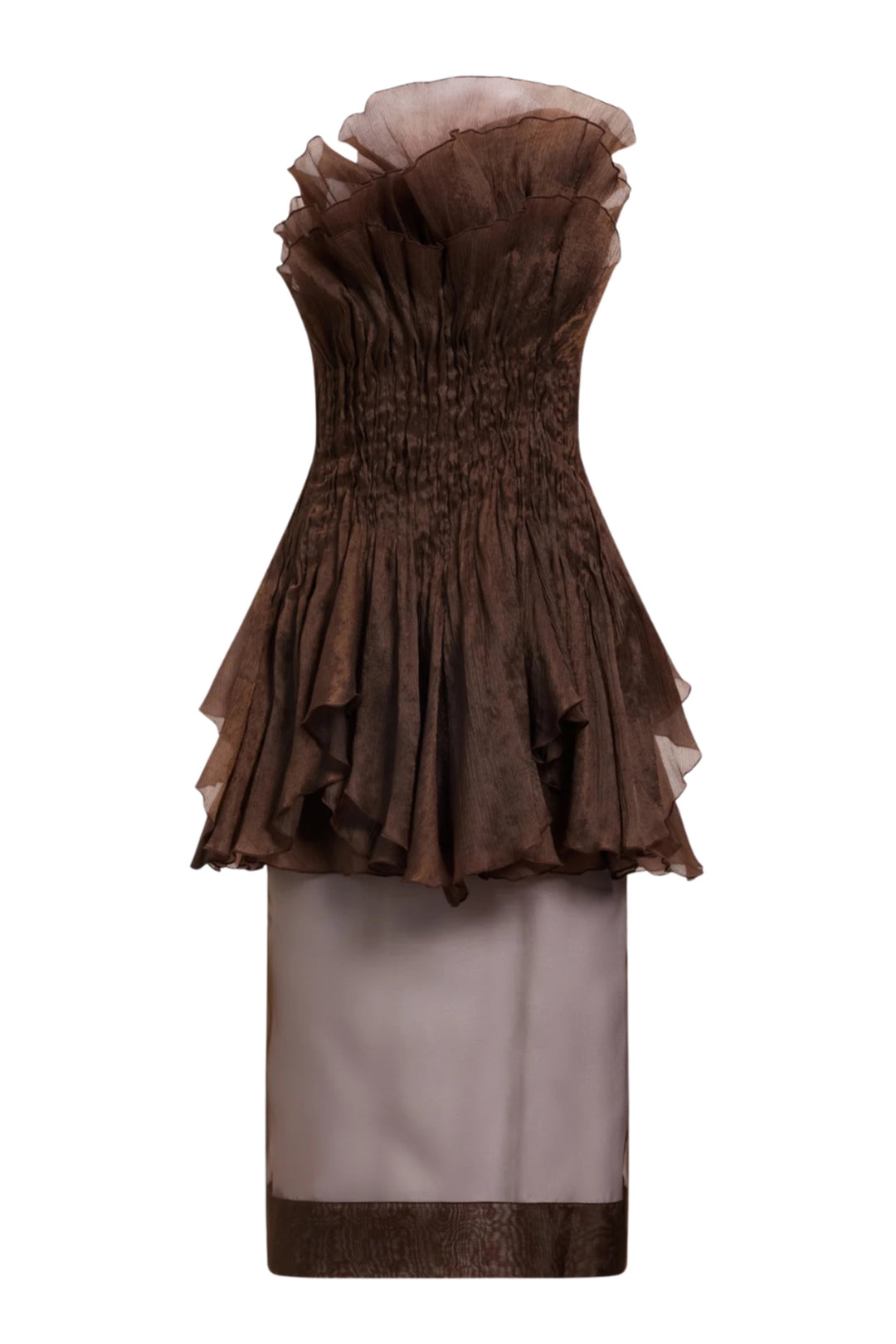 Amaryllis Maxi Dress - Chocolate