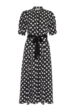 Charlotte Floral - Creme Fleur Black