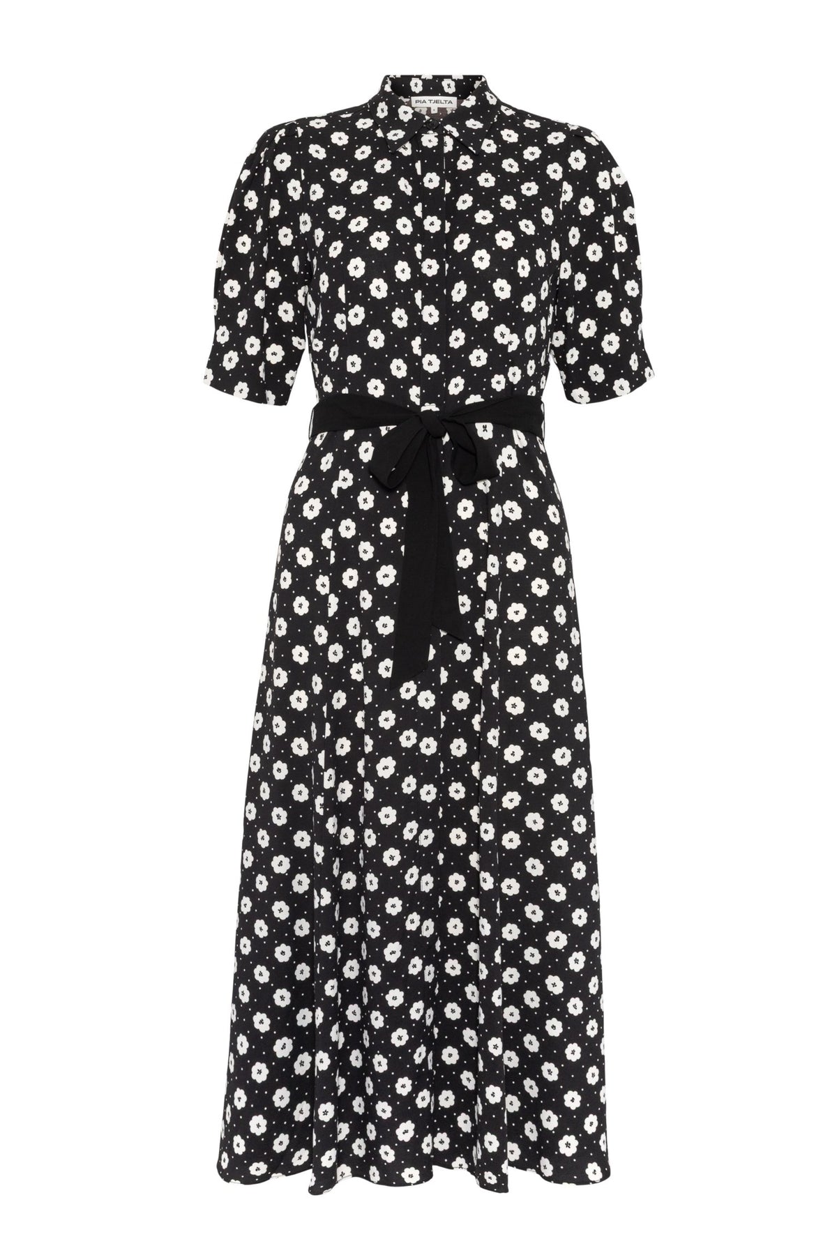 Charlotte Floral - Creme Fleur Black