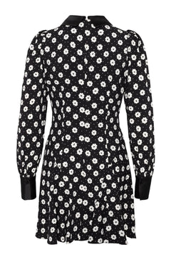 Viola Floral - Creme Fleur Black