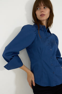 Esther Blouse - Shaded Blue