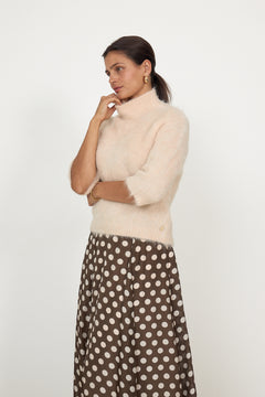 Hairy Knit Turtleneck - Soft