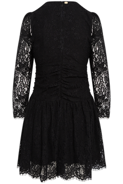 Lace Mini Dress - Black
