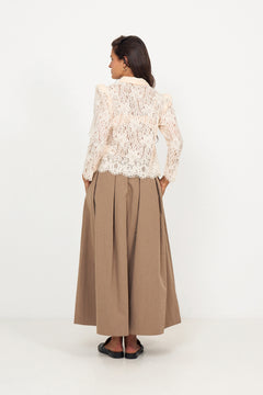 Lace Shirt - Vintage White