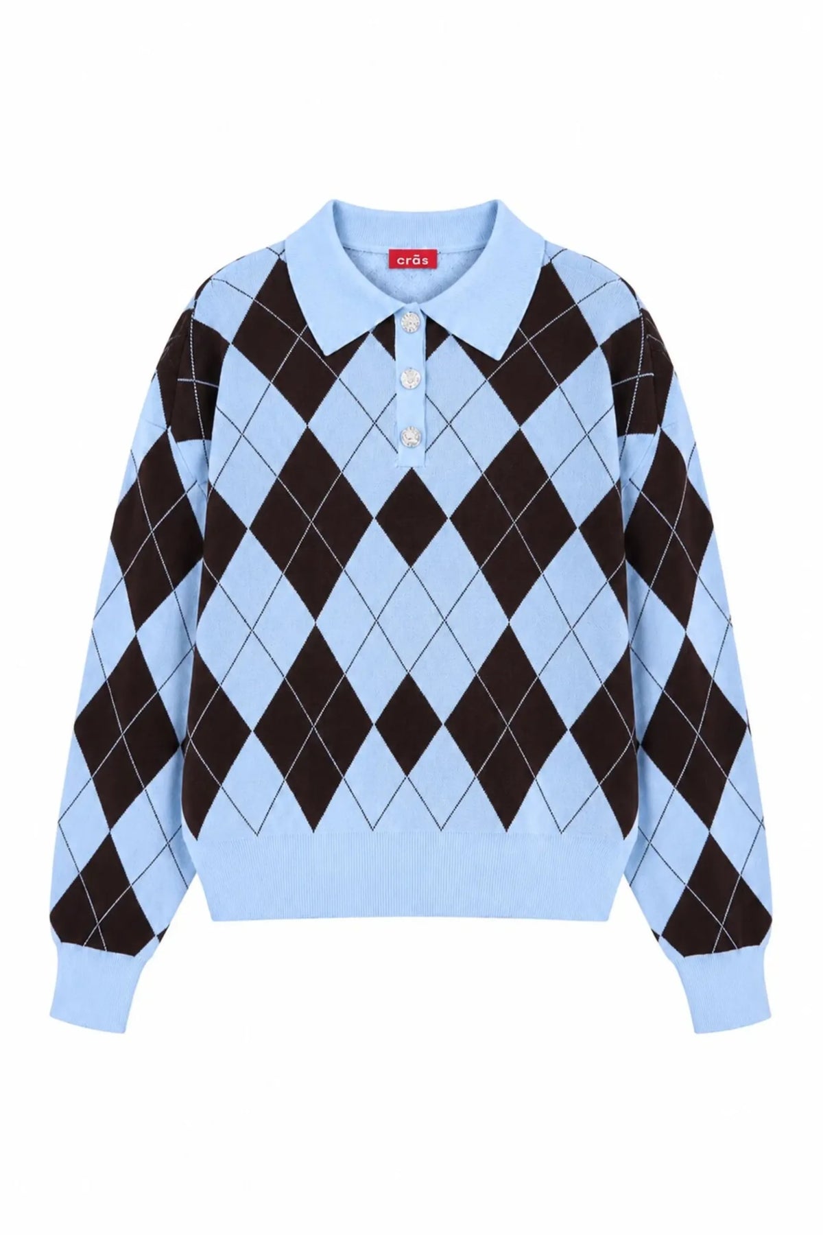 Lovemycras Pullover - Blue Brown Checks