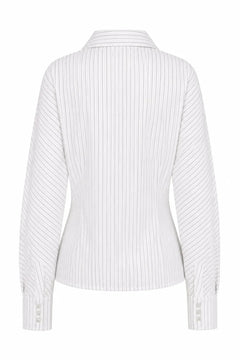 Esmecras Shirt - White Stripe Sparkle