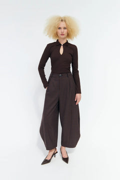 Isabellcras Blouse - Chocolate Brown