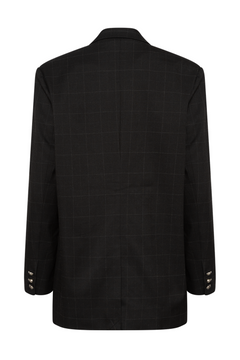 Aishacras Blazer - Dark Grey Check