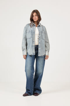 Samy Shirt - Snow Blue