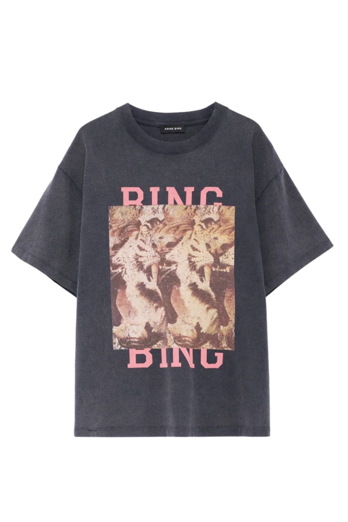 Cade Tee Tiger Bing - Washed Black