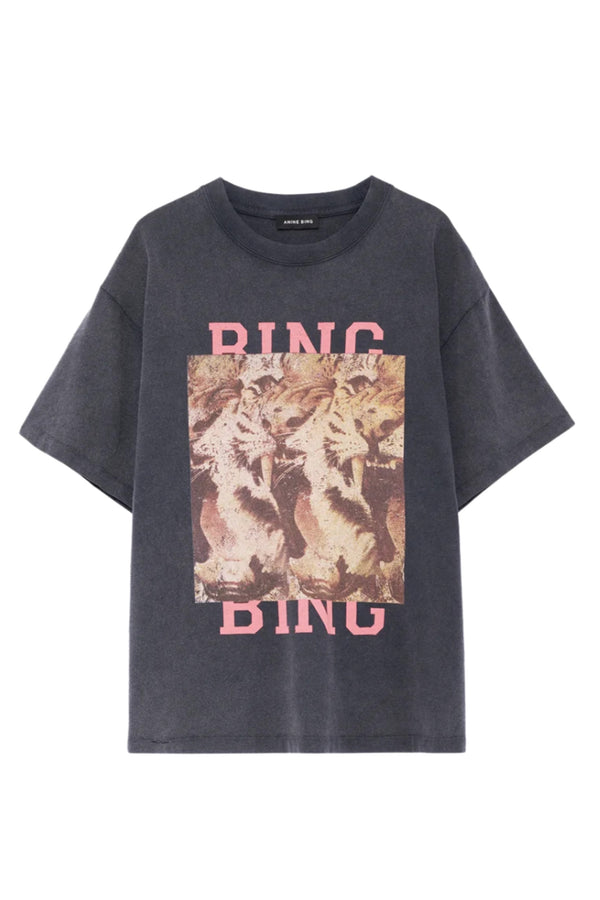 Cade Tee Tiger Bing - Washed Black