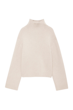 Alma Turtleneck Sweater - Beige