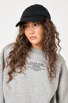 Jeremy Baseball Cap - Black Wool