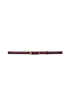 Elly Belt Smooth Leather - Fig